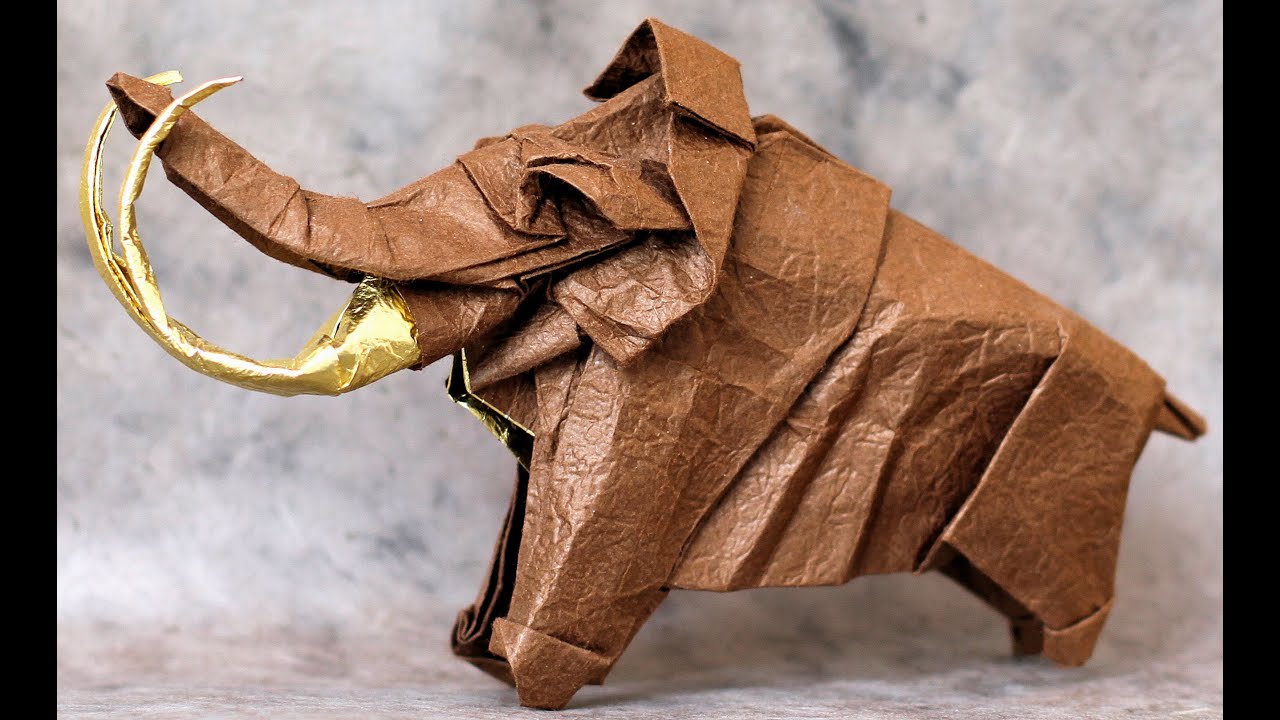 Origami - mammuthus (tutorial)
