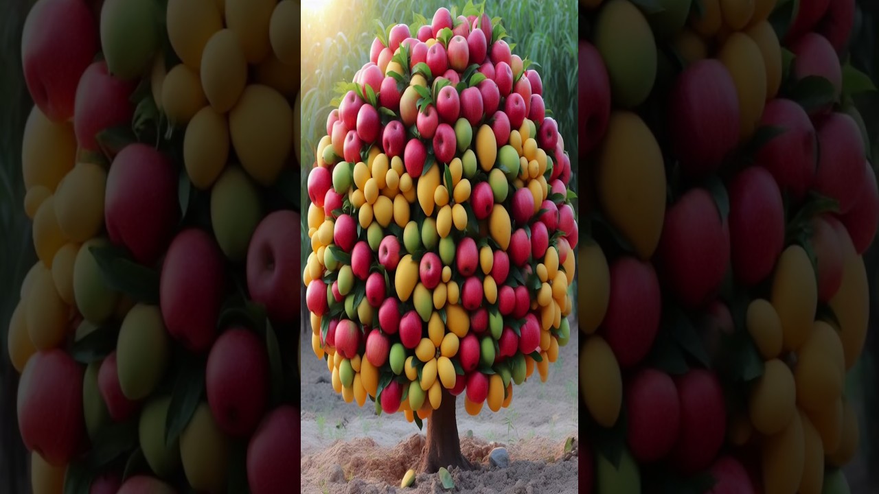 How To Graft A Mango With An Apple To Create The Most Amazing Fruit! 
