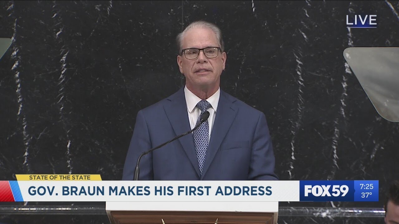 Indiana Governor Mike Braun delivers first State of the State Address