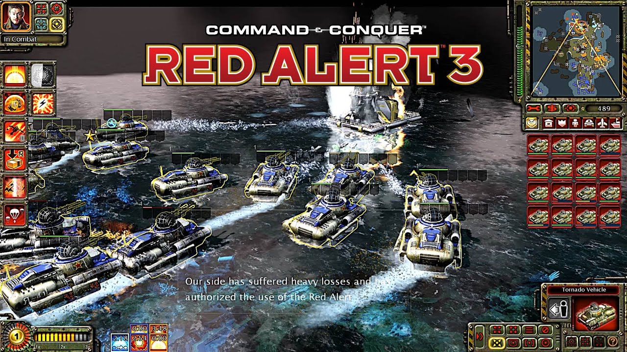 Red Alert 3 The New World MOD Soviet in 2v2v2 | Upgraded Bullfrog with Torpedo for Anti Naval