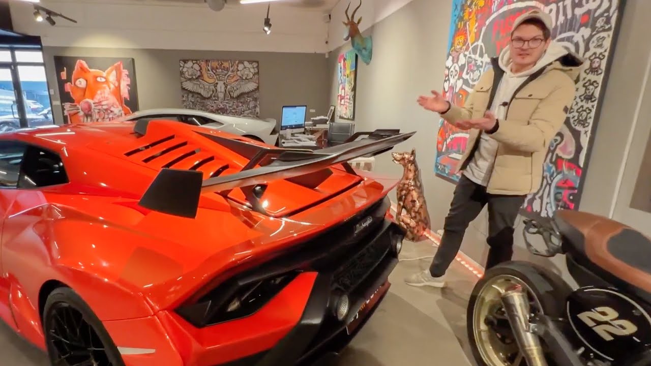 Mats viser Lamborghini Huracan STO og Aventador SVJ - byMedhus Broom tv2