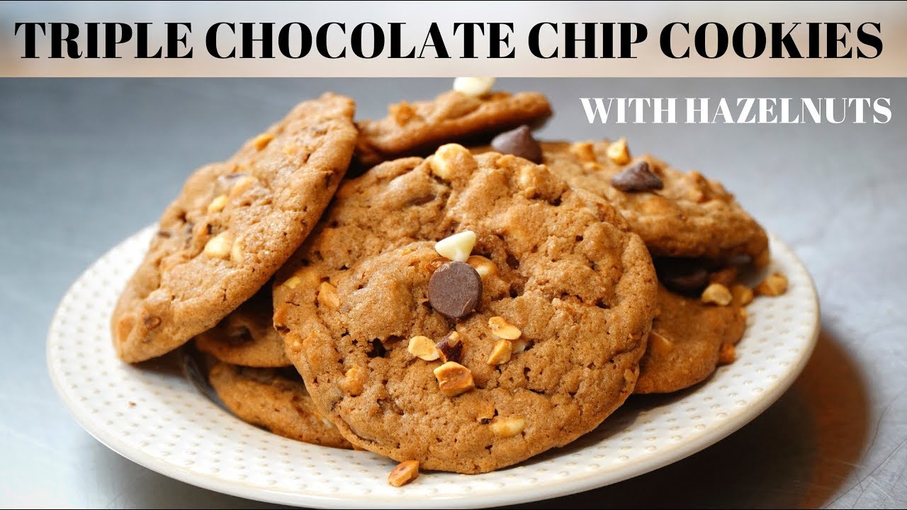 The best triple chocolate chip cookies | Chewy recipe