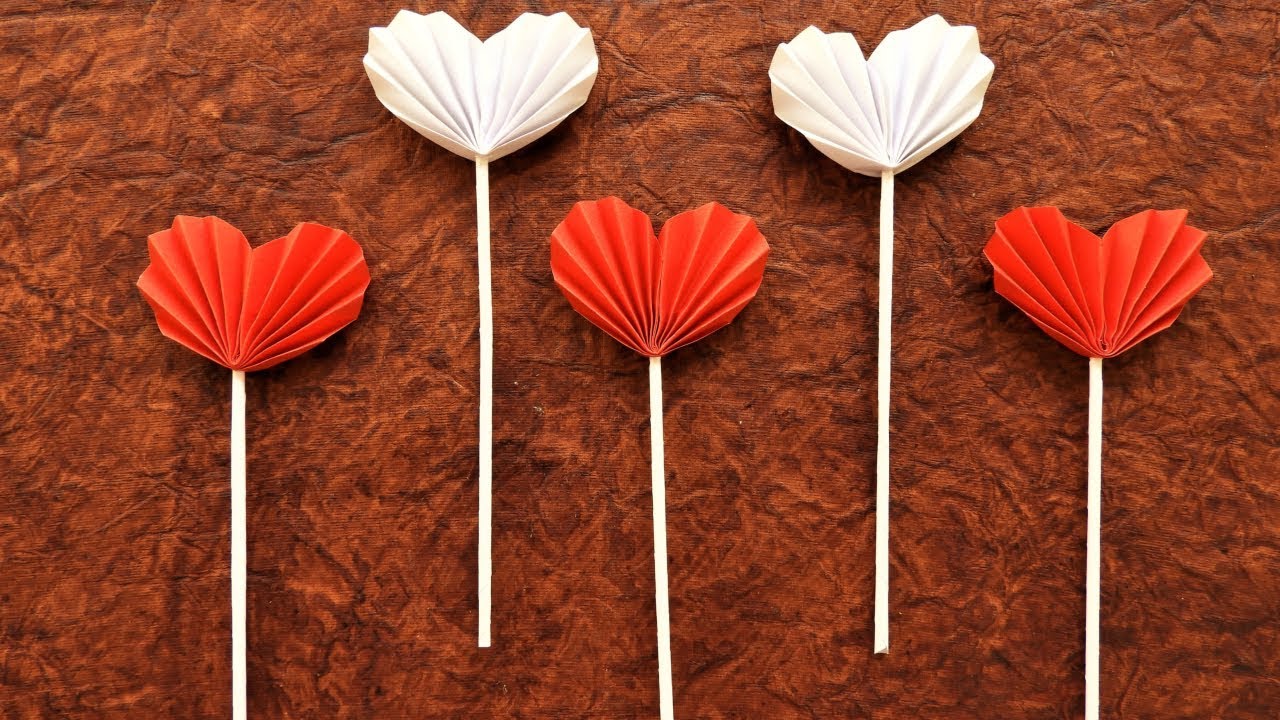 DIY Paper Heart | Origami 3D Heart - Valentine's Day Craft |  Easy way To Make Paper Heart