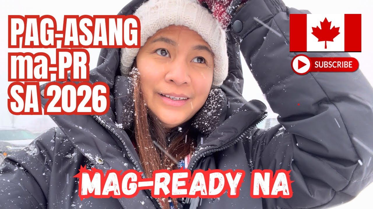 WISH GRANTED NA BA SA 2026? TR TO PR + FIRST SNOW DAY V142 Buhay Canada Pinoy in Canada