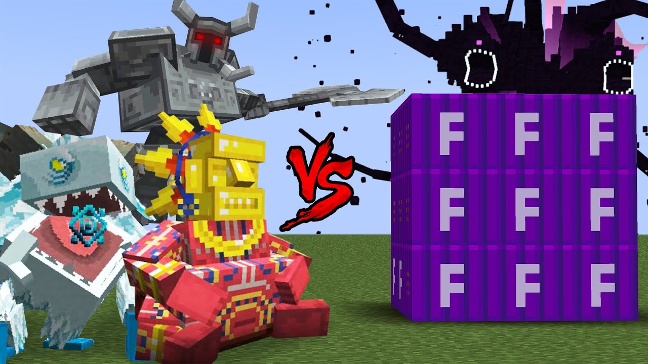 Mowzie's Mobs vs Wither storms formidi bomb. SuperBomb