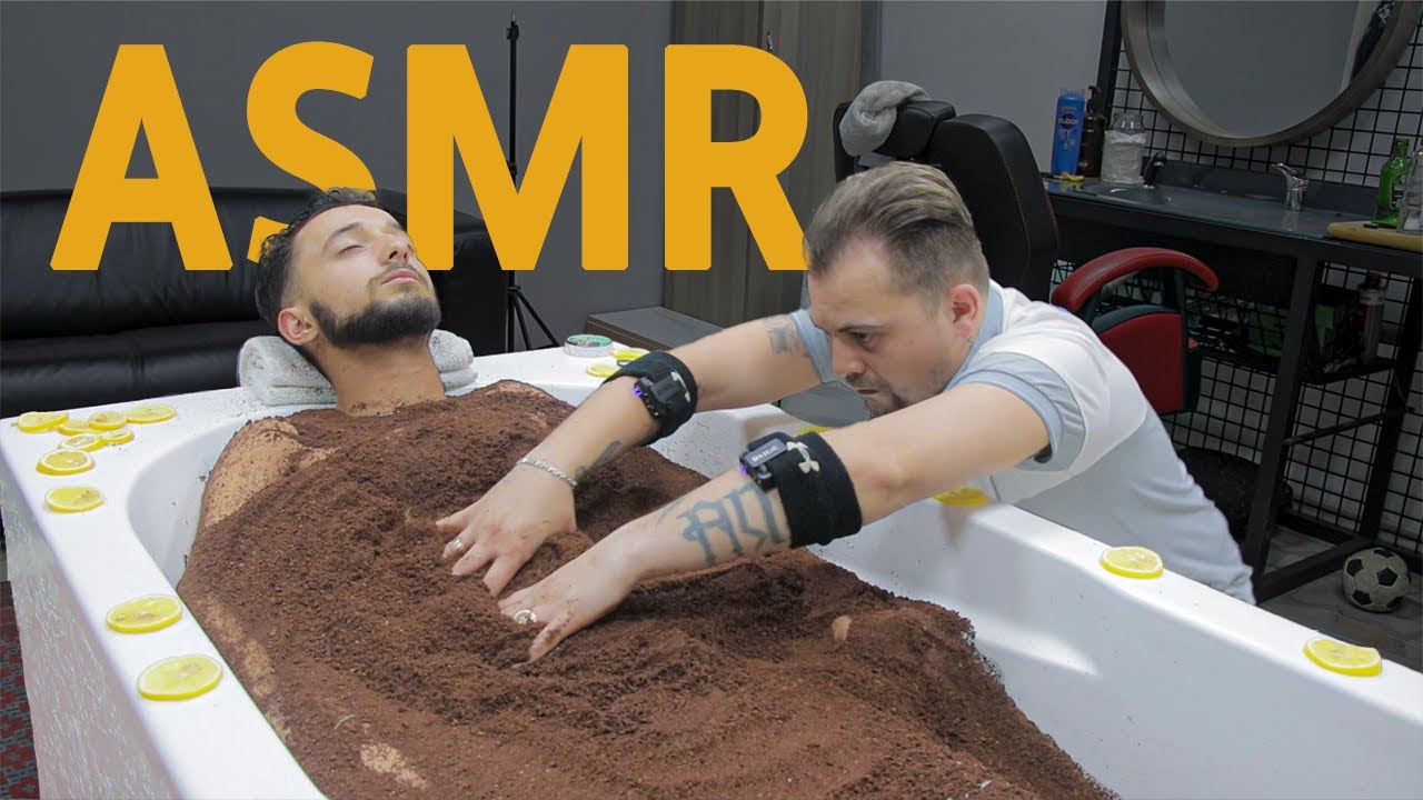 ASMR | Volcanic Sand Massage For a Warm Sleep (Bathtub Massage)