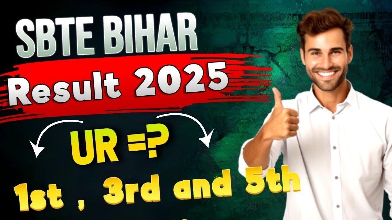 Sbte bihar result update 2025#1st,3rd and 5th semester result update SBTE bihar result update SBTE b