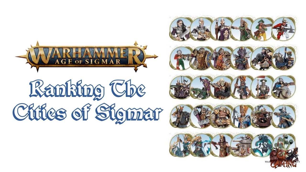 Ranking the Cities of Sigmar Sub-Factions