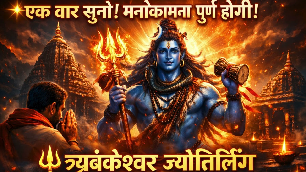 त्र्यंबकेश्वर ज्योतिर्लिंग भजन 🔱 | एक बार सुनो! मनोकामना पूर्ण होगी | Powerful Mahadev Bhajan