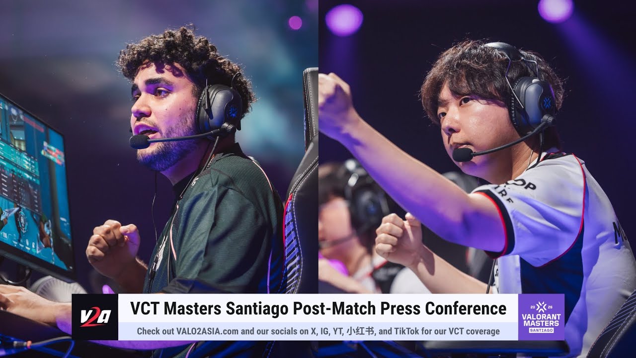 [G2 & T1] Post-Match Press Conference at VALORANT Masters Santiago