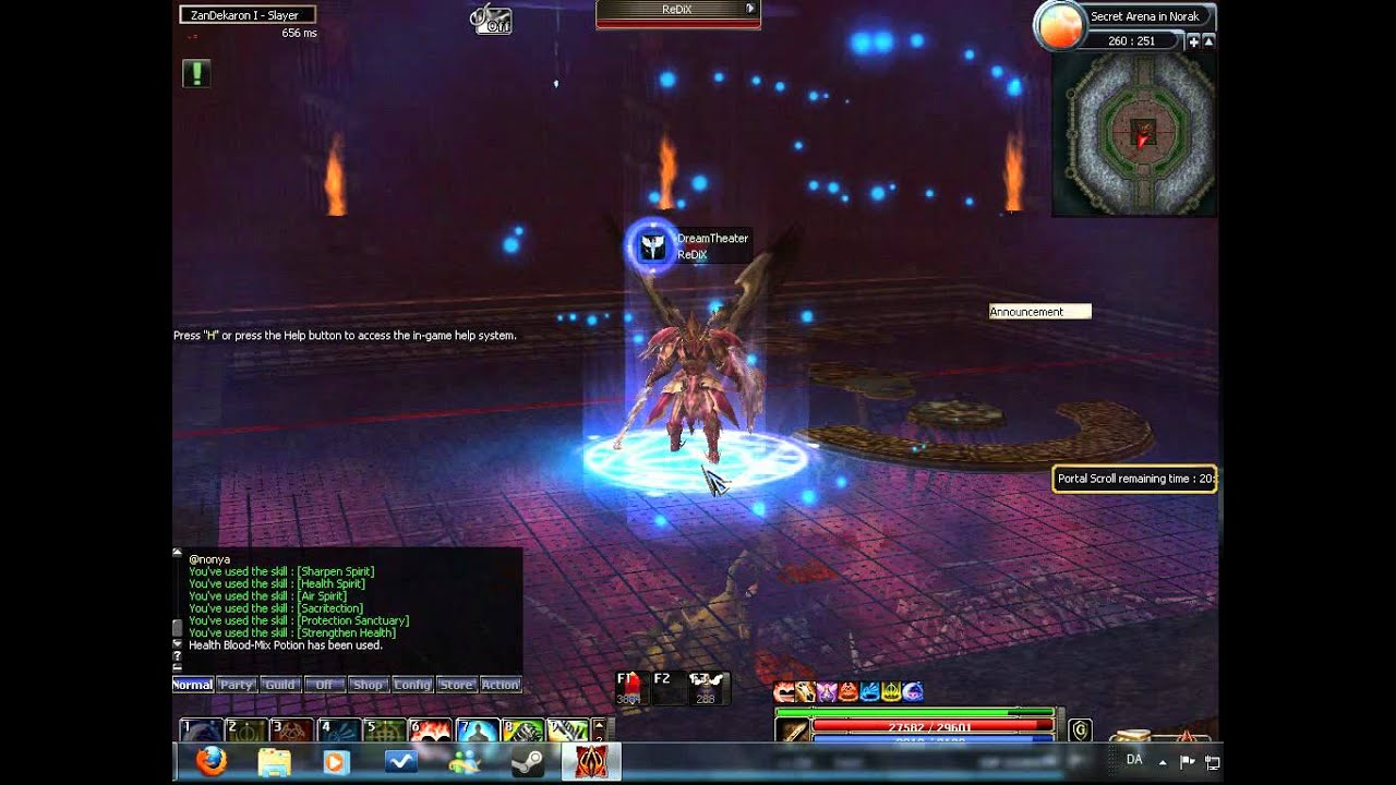 Dekaron - Azure Knight - All Buffs