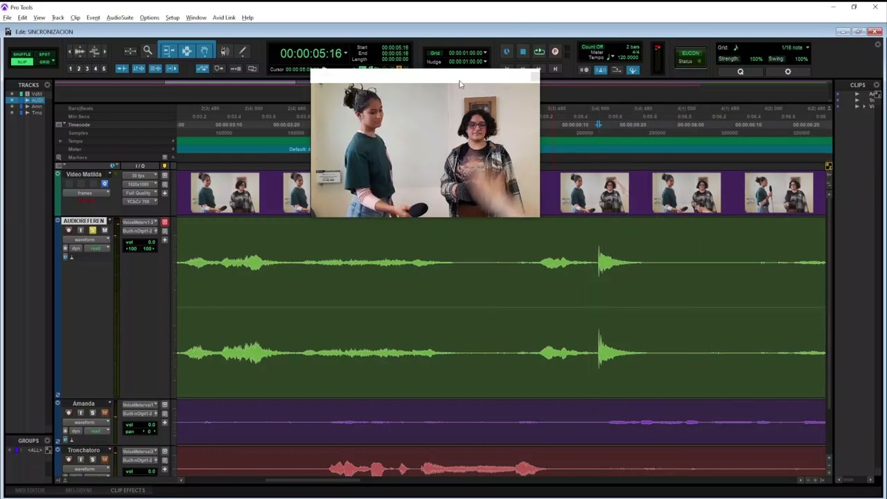 TUTORIAL SYNC POINT - PRO TOOLS: VIDEO Y AUDIO