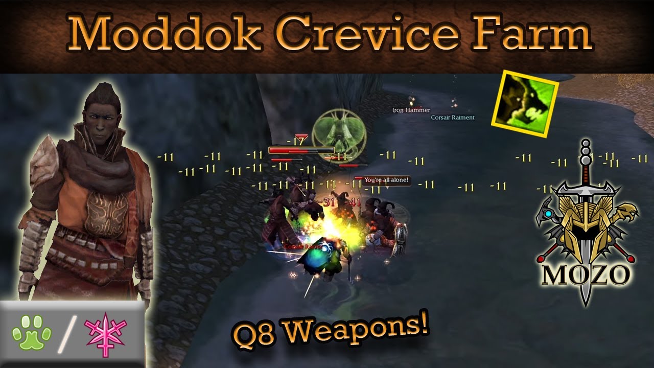 Rune/Insignia & Q8 Weapon Farming in Moddok Crevice - Guild Wars 1 Ranger Farm R/A, HM