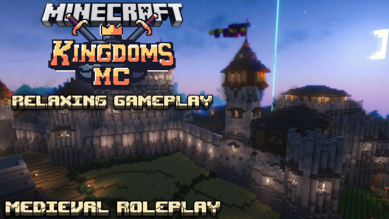 Minecraft Relaxing Longplay - Rainy Medieval Village (No Commentary) KingdomsMC