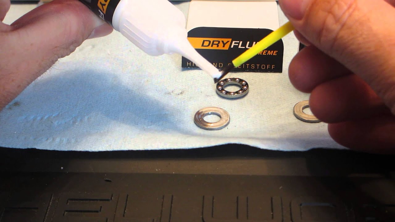 DryFluid on Thrust Bearings