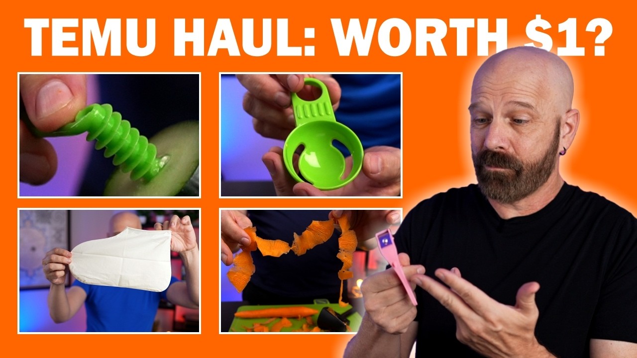 Testing and Ranking 16 Gadgets UNDER $1 from Temu!