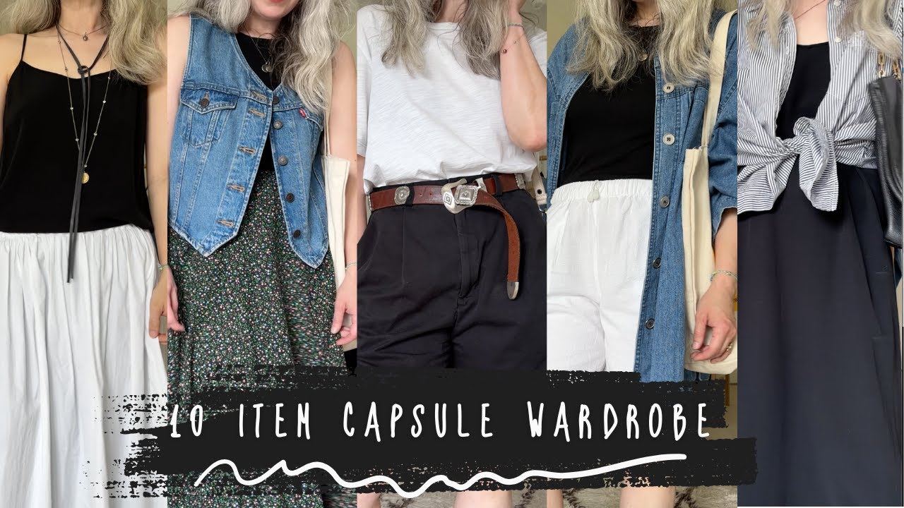 10 Item Summer CAPSULE WARDROBE l Sustainable Fashion Travel Capsule