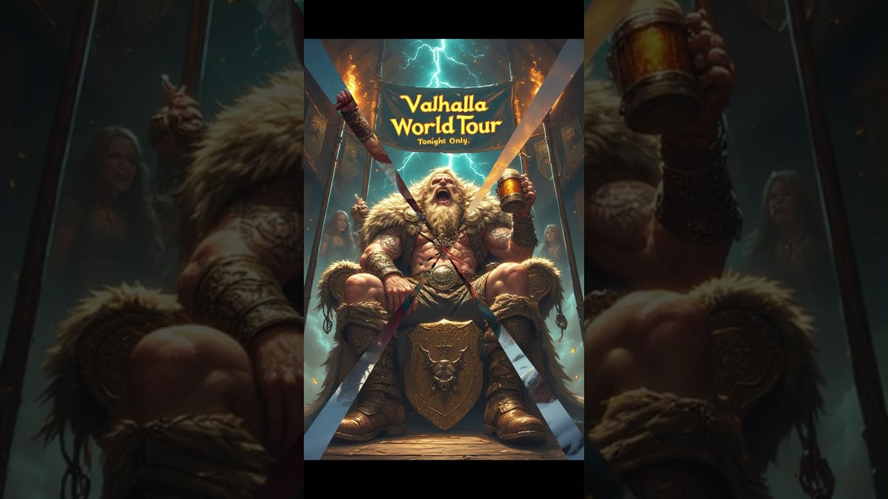 Sk&iacute;&eth;ar&iacute;ma, The Ancient Viking epic! #glamrock #comedy #music #vikings #norsemythology