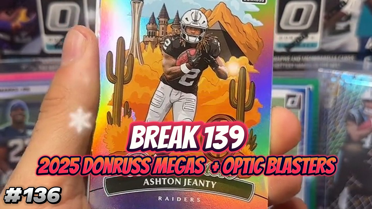 ASHTON JEANTY DOWNTOWN pulled out of 2025 Donruss!