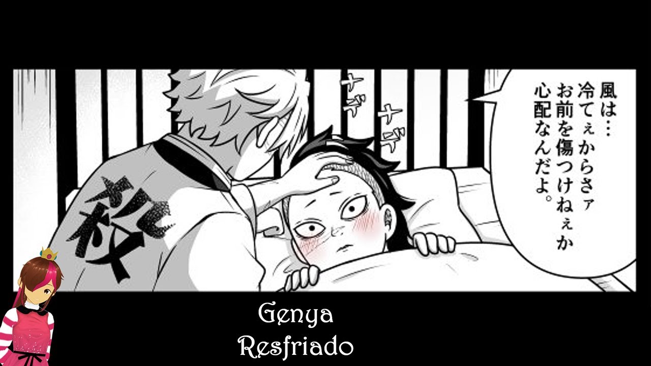 💜 Genya esta resfriado 😷🤒 - Cómic Kimetsu no Yaiba - Fandub Latino