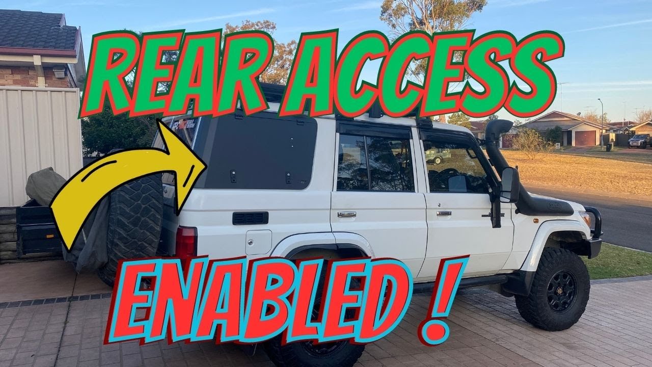 76 Series Lift up Windows - The Cruiser Company - Landcruiser - Spanners in the Driveway - 70 series