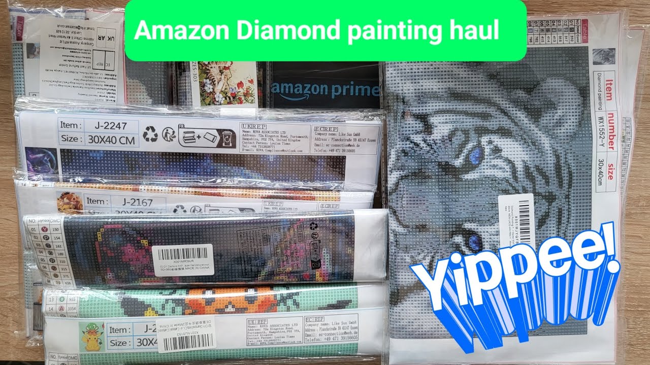 AMAZON - Diamond painting haul/ ASMR/ no talking