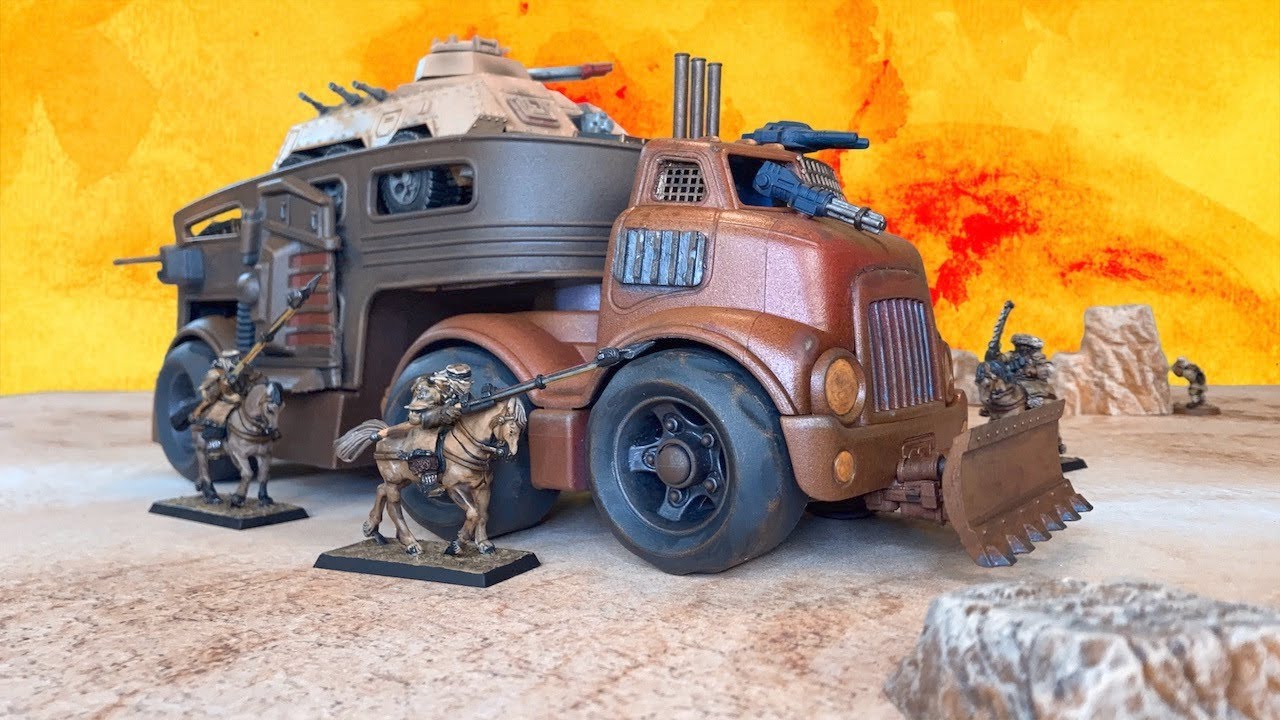 Necromunda Ash Wastes DIY Cargo Hauler Kitbash