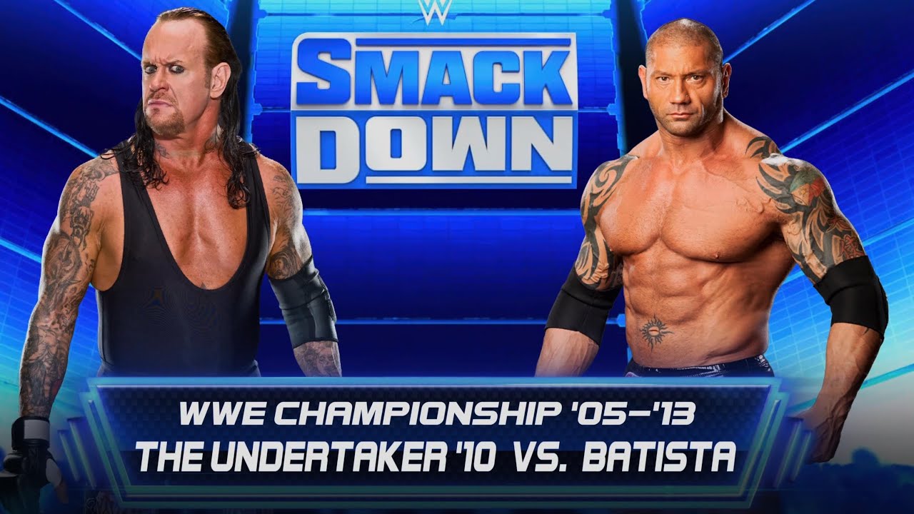 WWE 2K22 Batista vs The Undertaker in Hell in a Cell Match on Smack Down