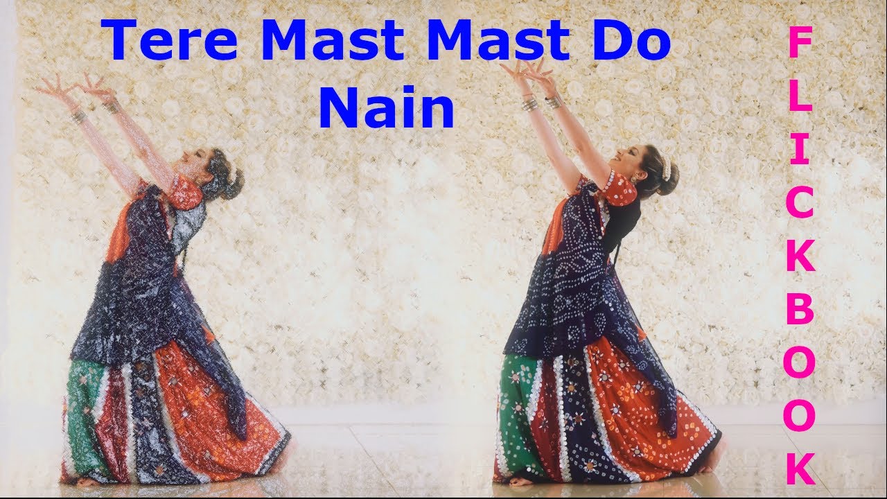 Ri Ri's | Tere Mast Mast Do Nain | Flickbook ANIMATION | Bollywood Dance Manchester