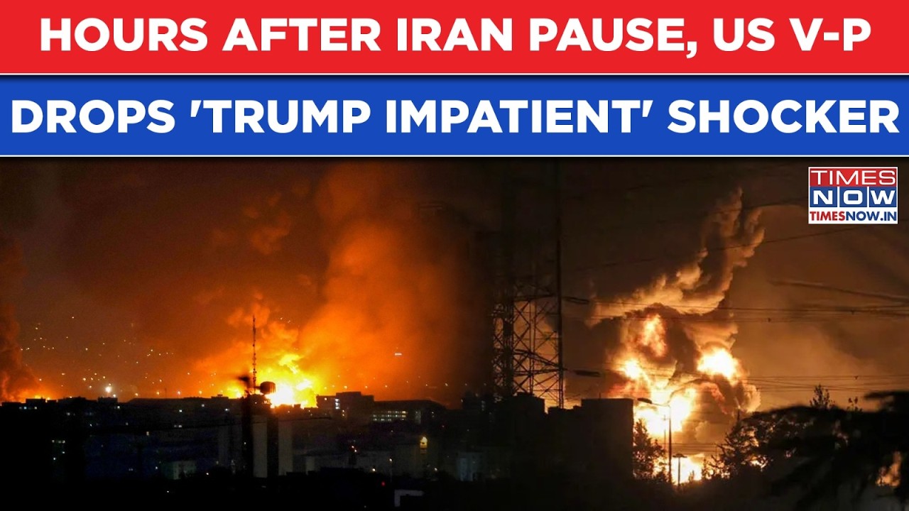 Iran War TO RESUME ANYTIME? Trump 'Impatient': Hours After Ceasefire US VP Vance Threatens Tehran