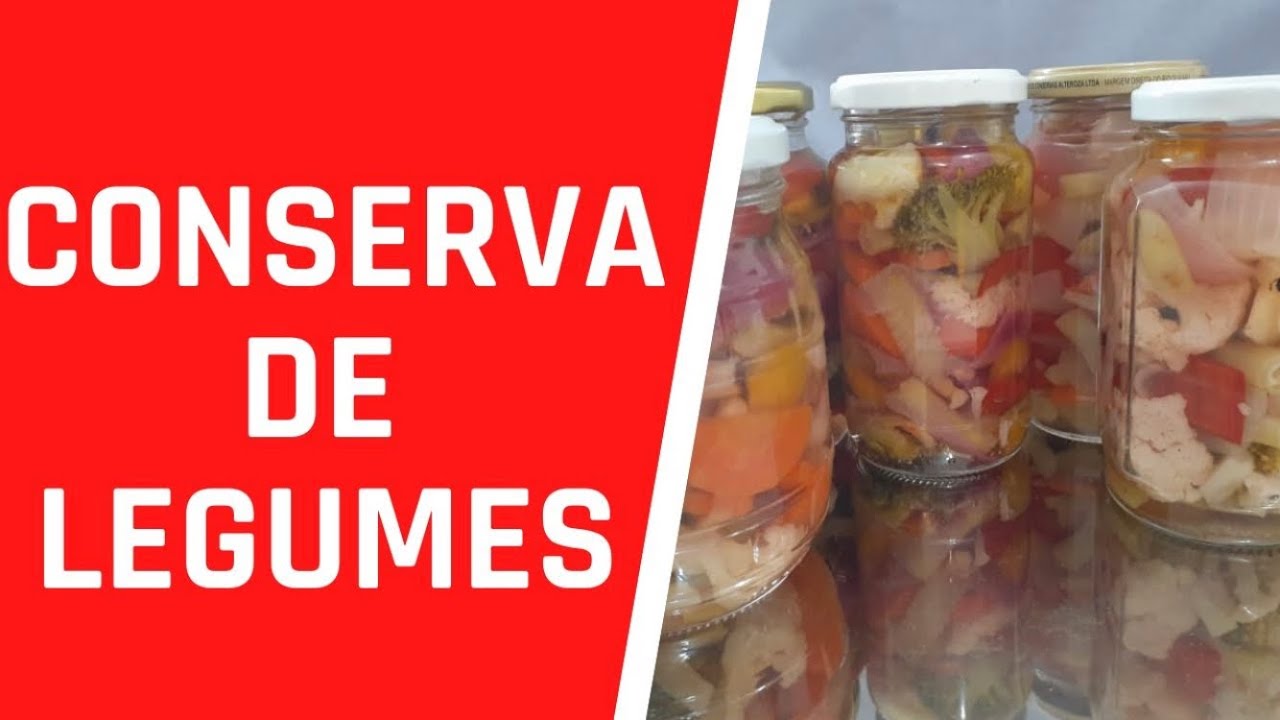 Conserva de legumes, jardineira clássica e jardineira agridoce.
