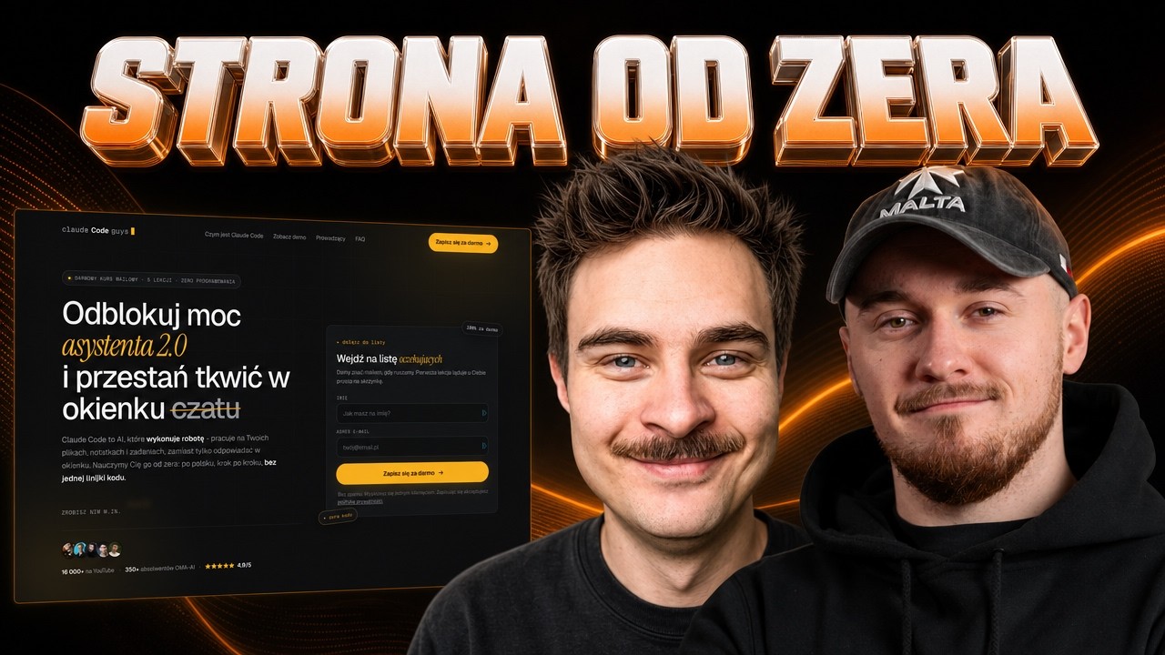 Strona za 5000 zł, kt&oacute;rą zrobiliśmy w 2 godziny (bez kodowania z Claude Code)