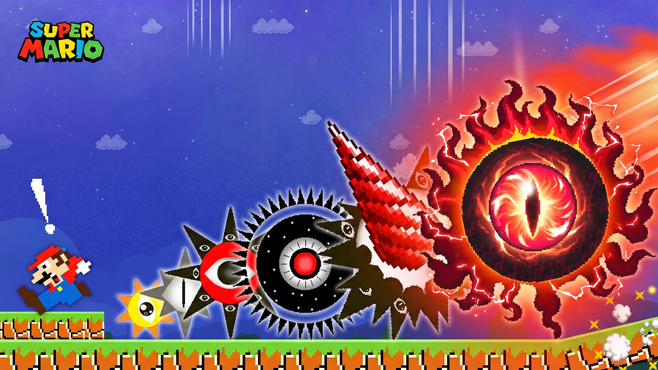 Mario vs Suika | Mr Sun’s Fire Is TOO OP !