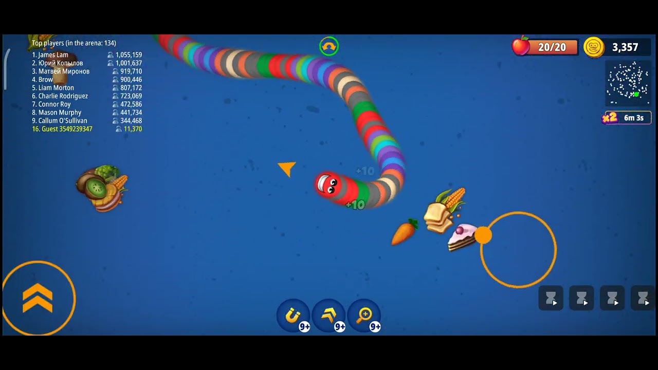Worms Zone.io|Slither Snake||Big Worm Killer|WORST Worms Zone.io Gameplay||Quick Game No.59