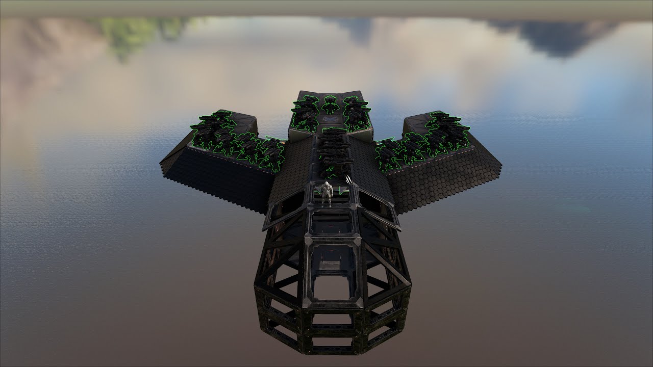 Ark Survival Evolved Tutorial How to build a Tek Hover Skiff Colossus