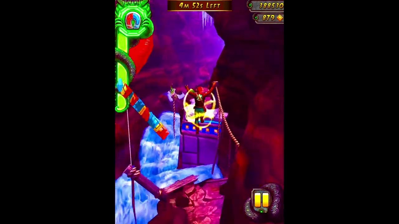 Temple run 2-gameplay of winter wasteland❄️ and frozen shadows❄️