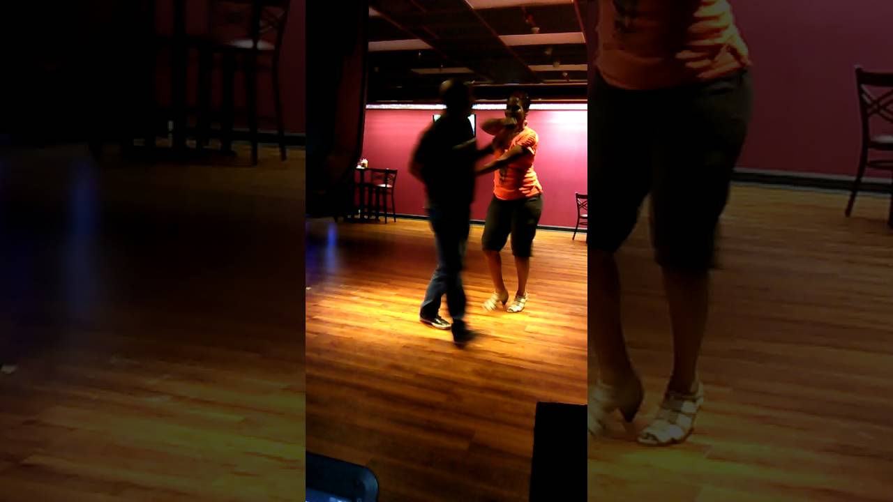 Dancing at Rack Em Up with Ken Amorio