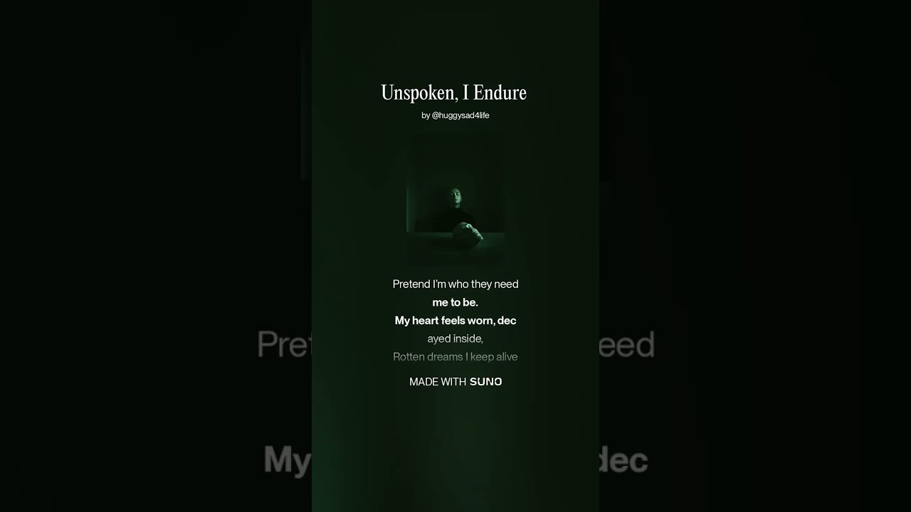 Unspoken, I Endure#aimusic #lovesong #lovemusic