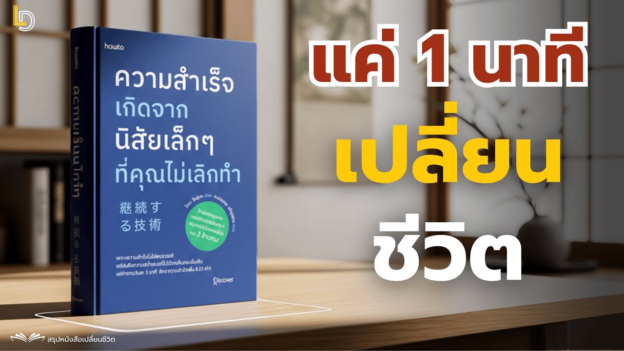 สรุปหนังสือ ความสำเร็จเกิดจากนิสัยเล็กๆที่คุณไม่เลิกทำ 3 กฎเหล็กเปลี่ยนคนล้มเหลวให้สำเร็จได้ใน 24 ชม
