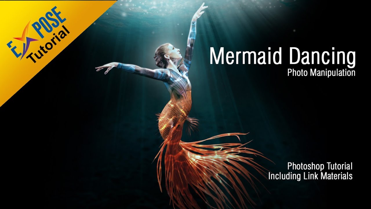 Photoshop Tutorial - Mermaid Dancing | Photo Manipulaton