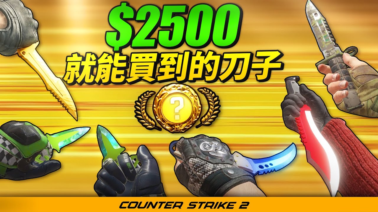💸10把便宜刀子推薦！原來爪刀只要**元、寶石都卜勒不是夢！【CS2 / 造型解說 】𝐁𝐲 - 𝐍𝐚𝐢𝐲𝐚