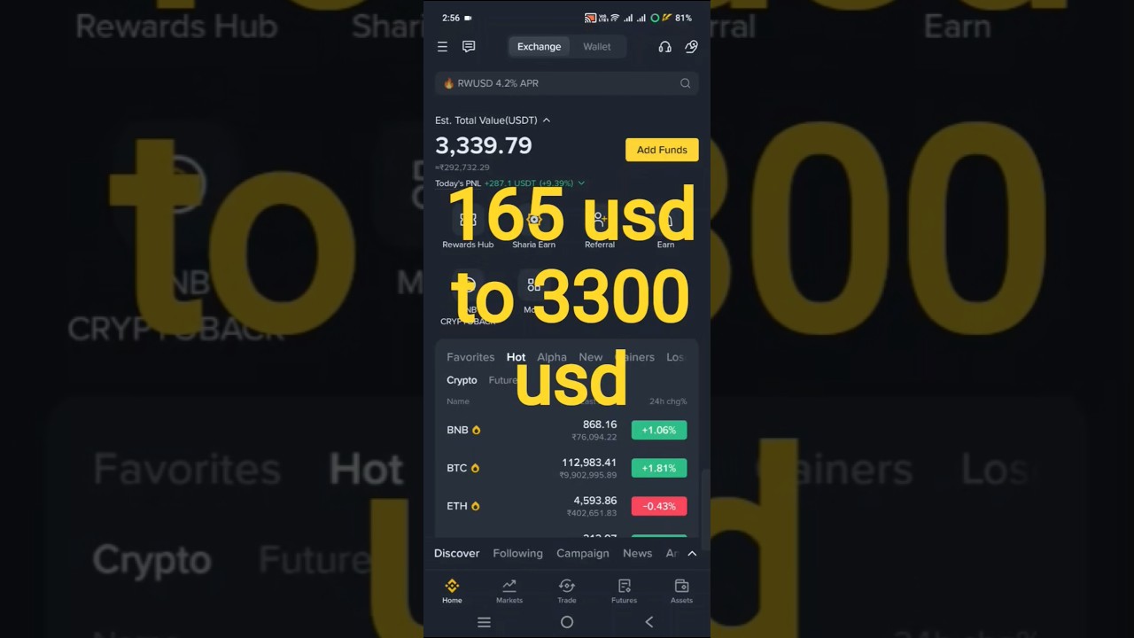 #200 to 100000#trading #swingtrader #crypto #bitcoin #livecryptotrading #stockmarket