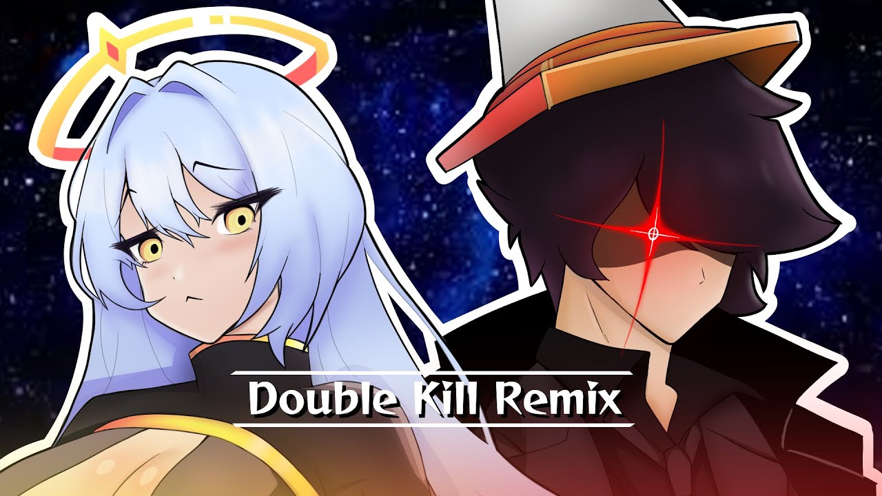 Double Kill REMIX but human! | FNF Impostor v4