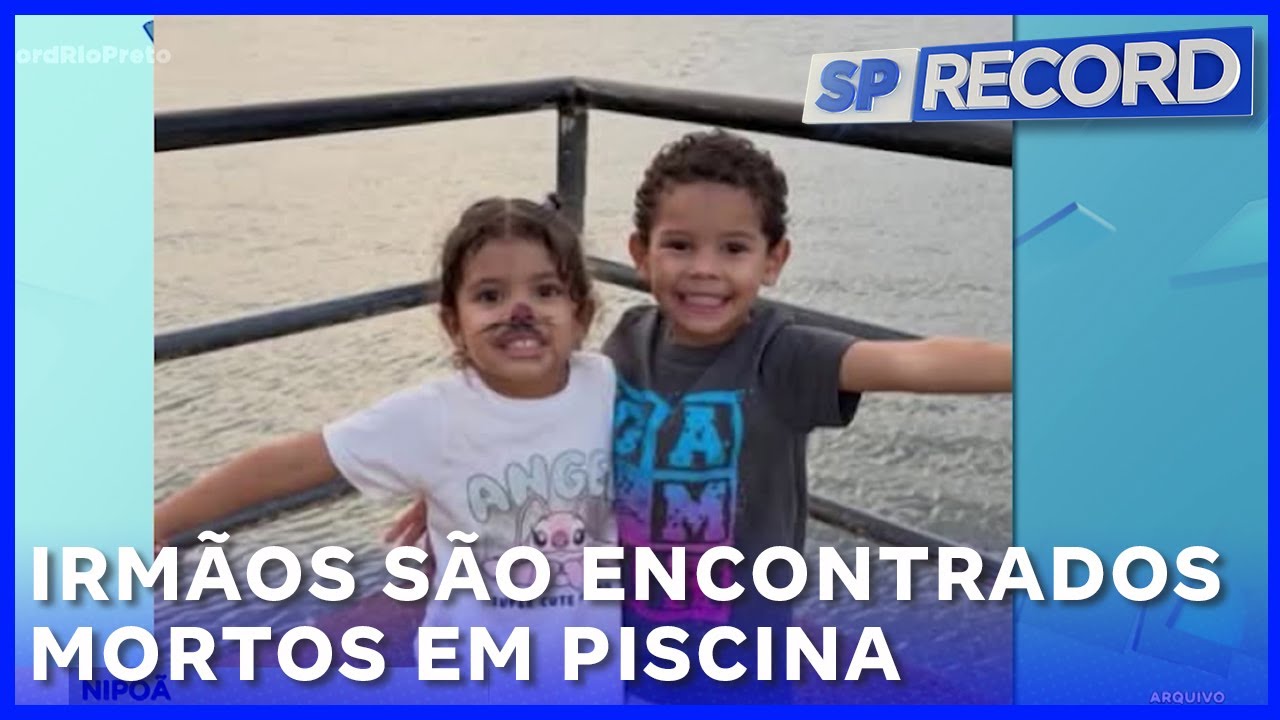 Irmãos são encontrados mortos em piscina