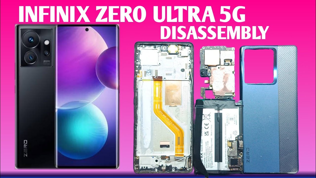 Infinix Zero Ultra 5G X6820 Disassembly Teardown How To Open Repair.