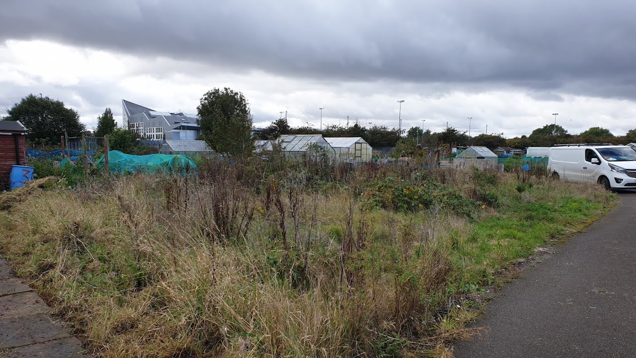 Day 1 on my new allotment,,plot 28 Clearing and a quick look