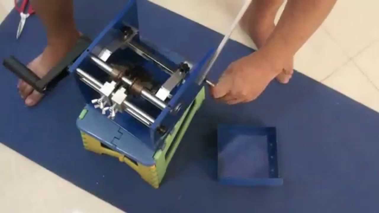 manual U type Resistor Axial Lead bend cut & form machine