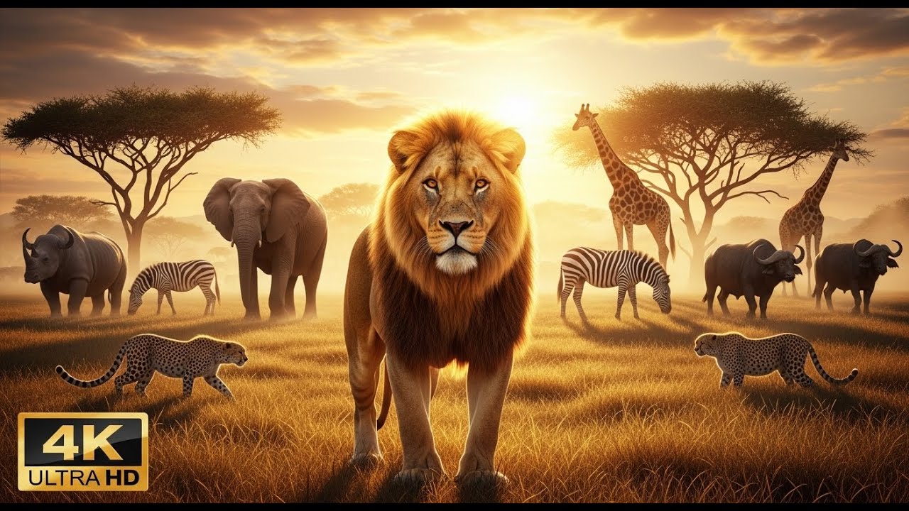 4K African Wildlife The Great Migration – A Journey for Survival