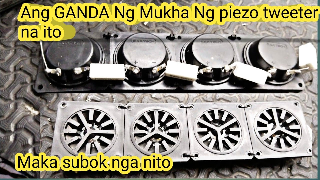 unboxing, review piezo tweeter, Ang ganda Pala Ng Mukha nito
