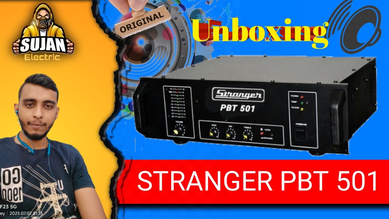 stranger pbt 501 amplifier unboxing || 👉stranger pbt 501original amplifier ||stranger pbt 501price🎛️